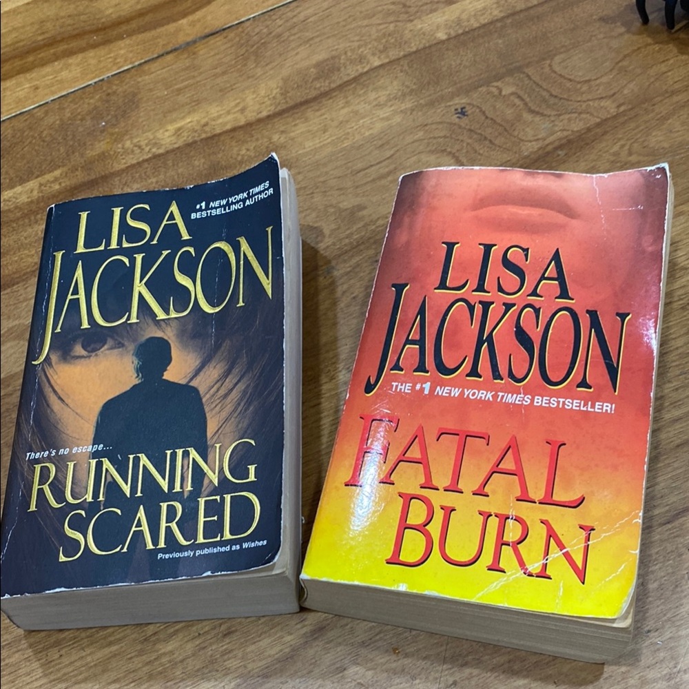 Bundle of 2, Lisa Jackson, paperback books.